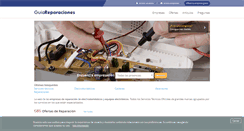 Desktop Screenshot of guiareparaciones.com